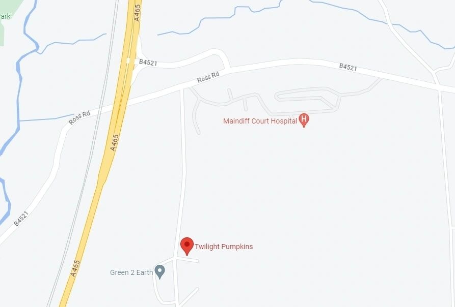 Map showing Green 2 Earth location